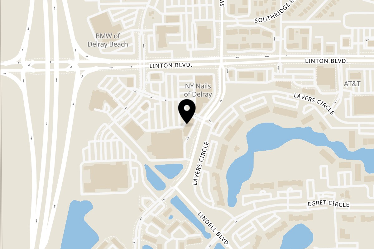 Map showing the location of Dasara Indian Cusine Delray Beach on 1100 Linton Blvd suite C4 in Delray Beach